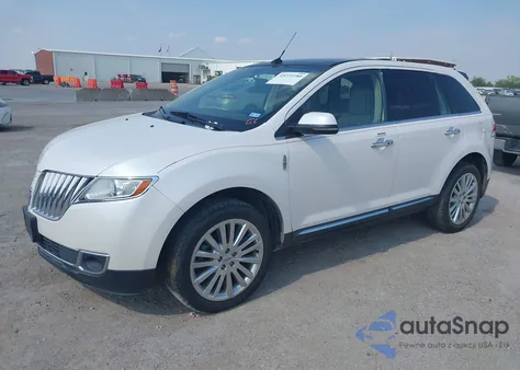 2012 Lincoln Mkx z USA, uszkodzony, nr VIN 2LMDJ8JK5CBL00603
